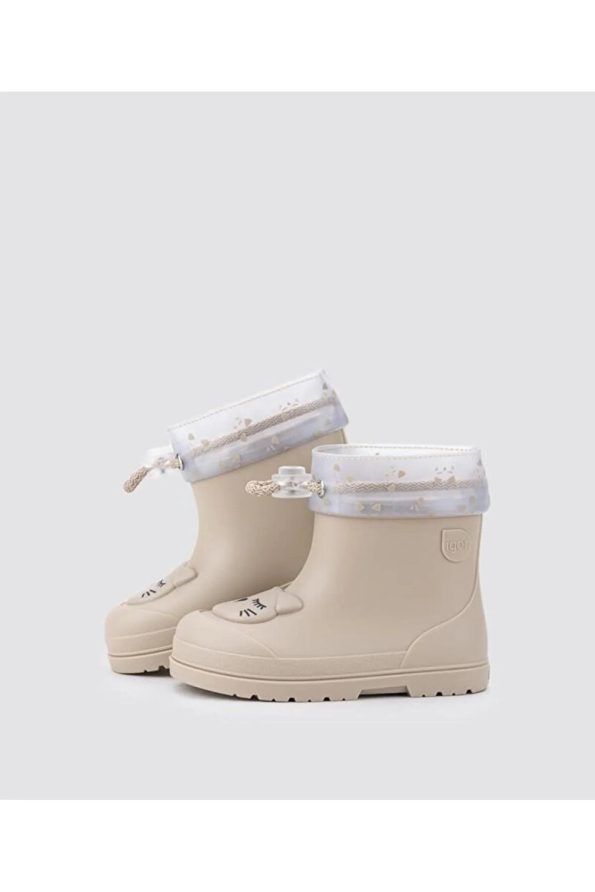 IGOR Mendi Gato Girls' Rain Boots Beige