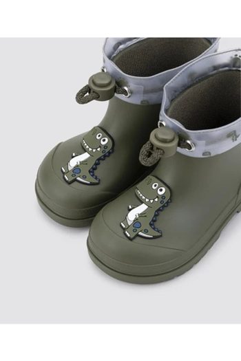 IGOR Mendi Dino Children's Rain Boots Dark Green
