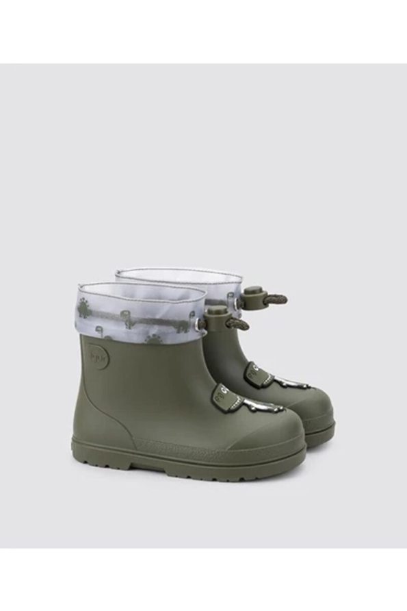IGOR Mendi Dino Children's Rain Boots Dark Green