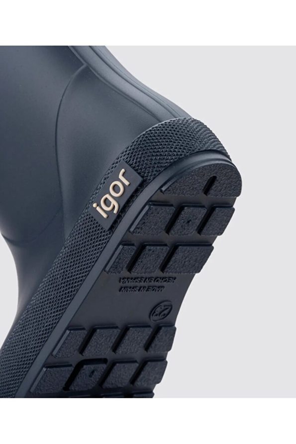 IGOR Yogi Fleece-Lined Unisex Kids Rain Boots Navy