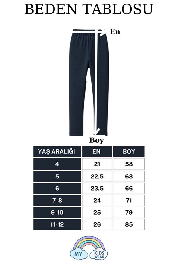 My Kids Wear Unisex Thermal Leggings 4-Pack