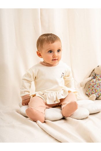 Kidaxi Ruffled Footed Romper