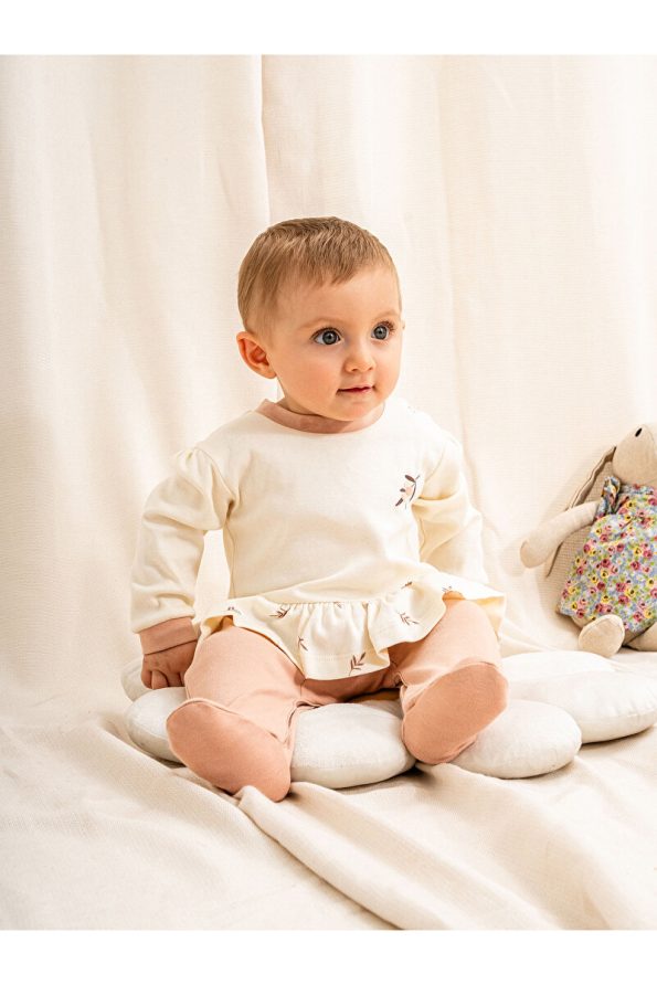 Kidaxi Ruffled Footed Romper