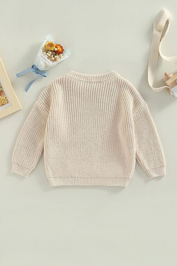 LilJoy Baby Knit Sweater for Girls and Boys, Winter Knitwear 0-5 Years
