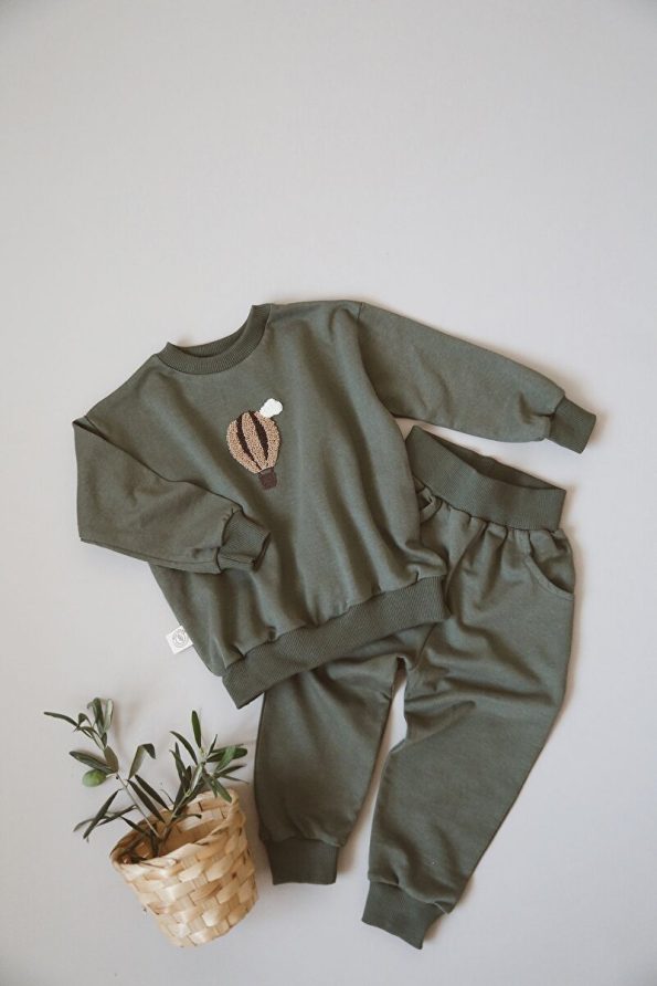 MELLS BABY Haki Tracksuit for Kids