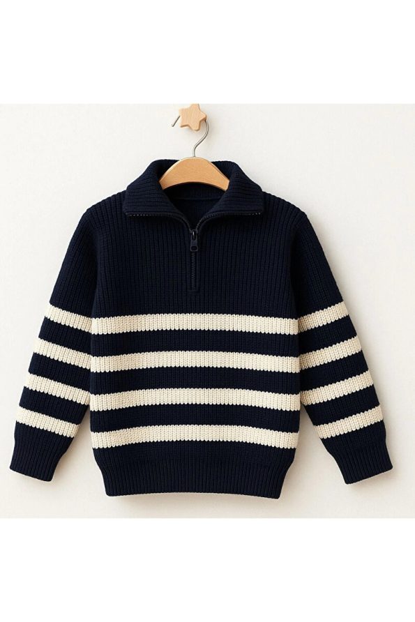 My Hanne Striped Knit Sweater