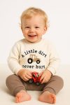 MyPrettyBaby Tractor Print Boys Cotton Seasonal Outfit Set