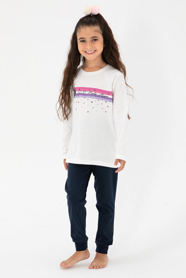 U.S. Polo Assn. Girls' Navy Pajama Set