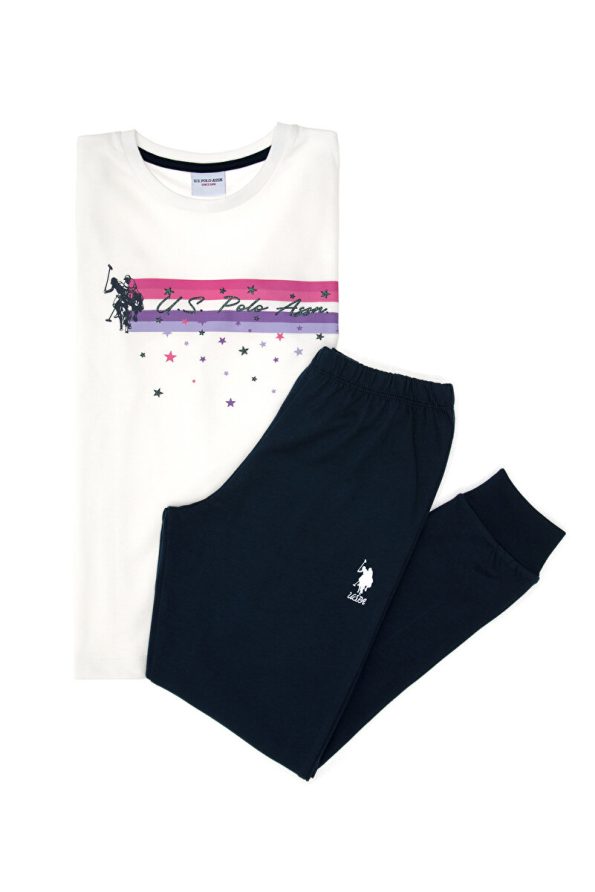 U.S. Polo Assn. Girls' Navy Pajama Set