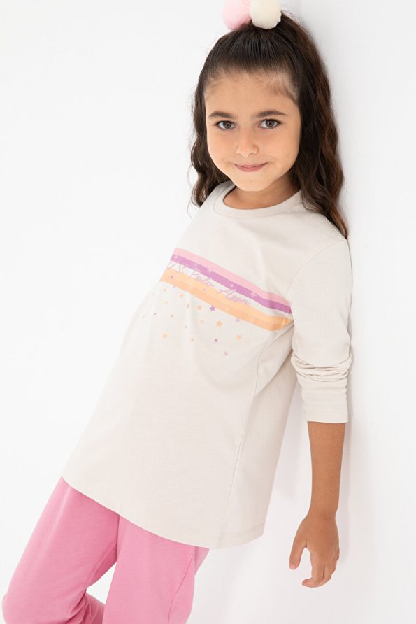 U.S. Polo Assn. Girls' Pink Pajama Set