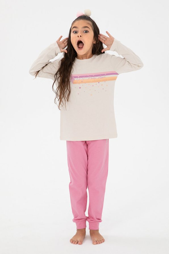 U.S. Polo Assn. Girls' Pink Pajama Set