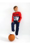 Vitmo Sweatshirt Set for Boys Ages 5-15