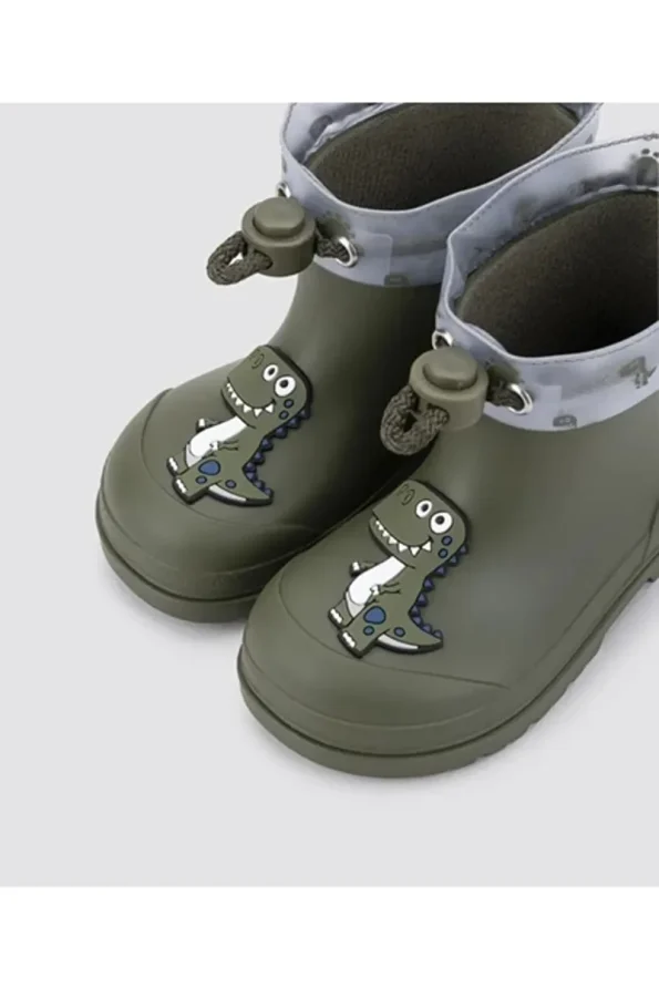 IGOR Mendi Dino Children's Rain Boots Dark Green