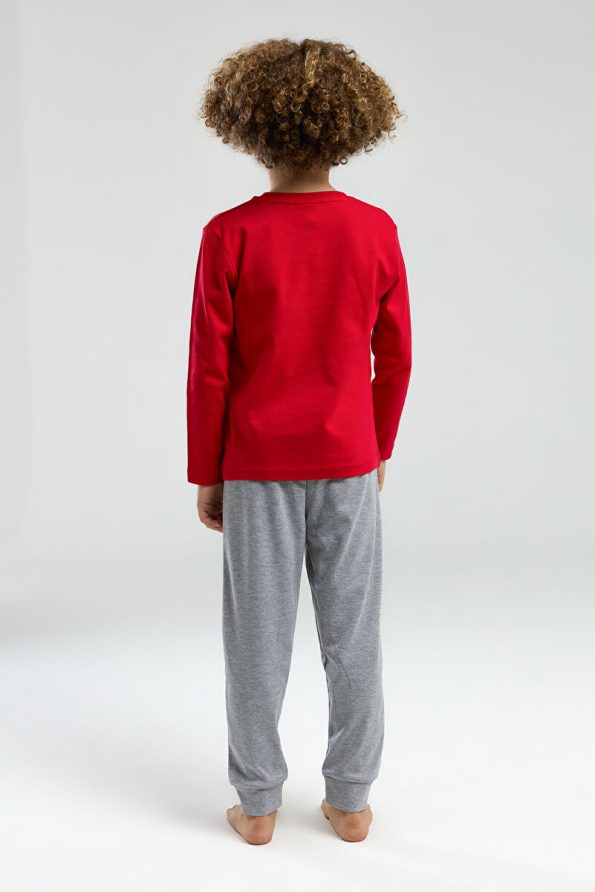 U.S. Polo Assn. Boys' Waiter Two-Piece Set Red