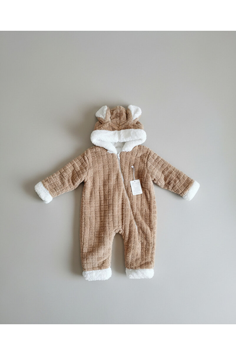 1_org_zoom-464.jpg Enfal Baby Hooded Checkered Welsoft Lined Baby Snowsuit