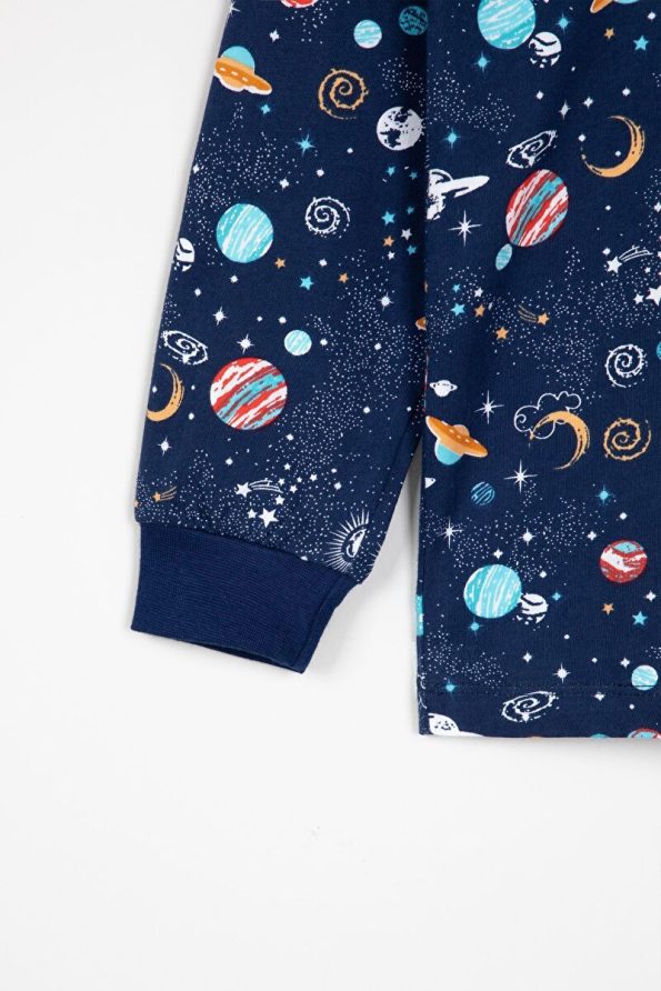 Krazber Kids Space Pattern Pajama Set 3-13 Years