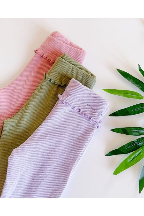Riffy Baby Ribbed Cotton Leggings