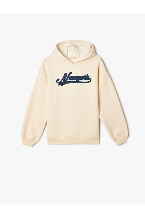 Hooded City-Themed Sweatshirt for Kids