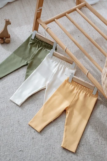 Frelida Baby & Kids 100% Cotton Baby Leggings - Set of 3