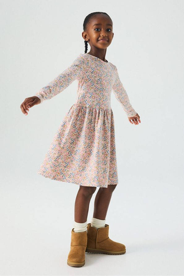 H&M Printed Cotton Dress