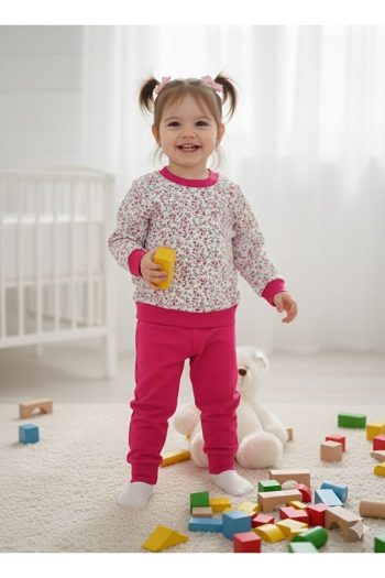 Feyza Floral 100% Cotton Baby Girl Outfit Set