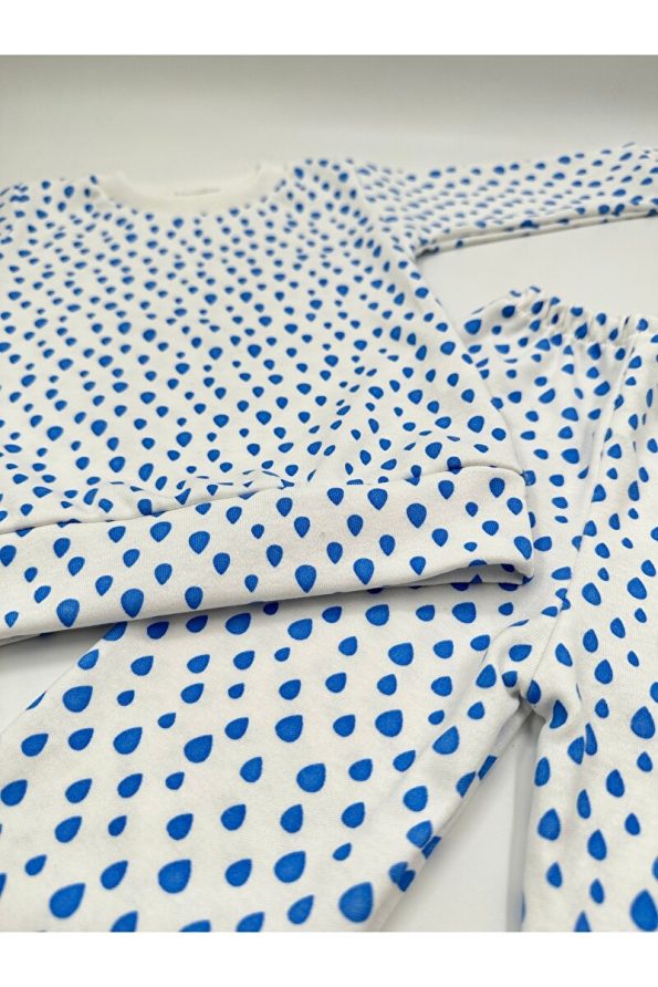 Feyza Droplet Pattern 100% Cotton Soft Baby Set