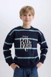 Defacto Boys' Oversized Graphic Sweatshirt