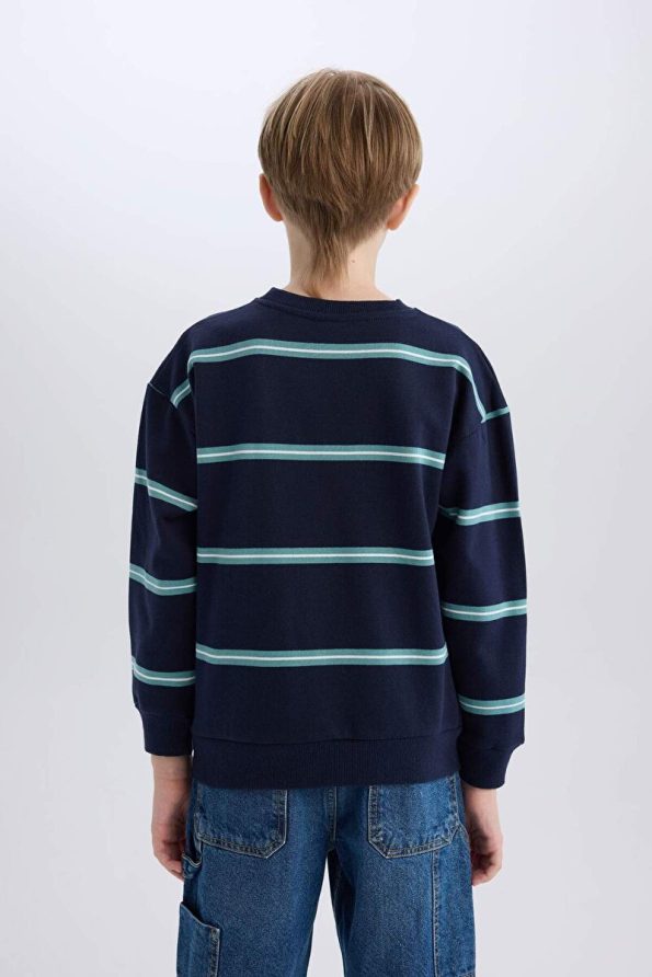 Defacto Boys' Oversized Graphic Sweatshirt