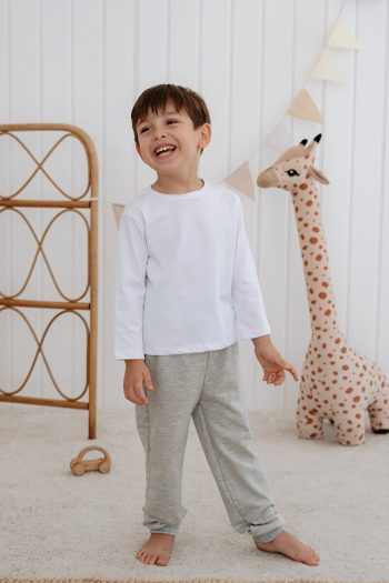 Lilabio Fleece-Lined Jogger Pants for Kids