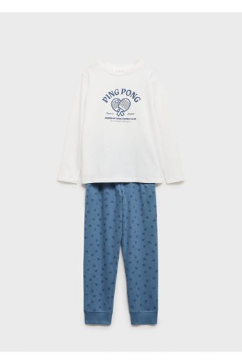 MANGO Boys Blue Pajama Set