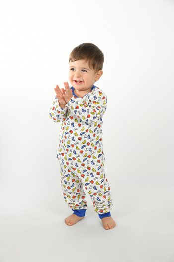 Messido Kids Pajama Set 1-5 Years Cars Pattern
