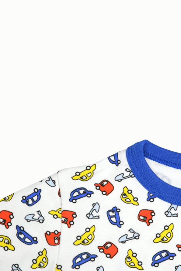Messido Kids Pajama Set 1-5 Years Cars Pattern