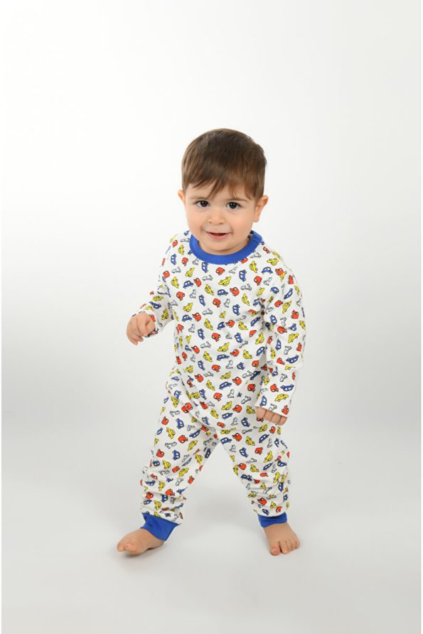 Messido Kids Pajama Set 1-5 Years Cars Pattern