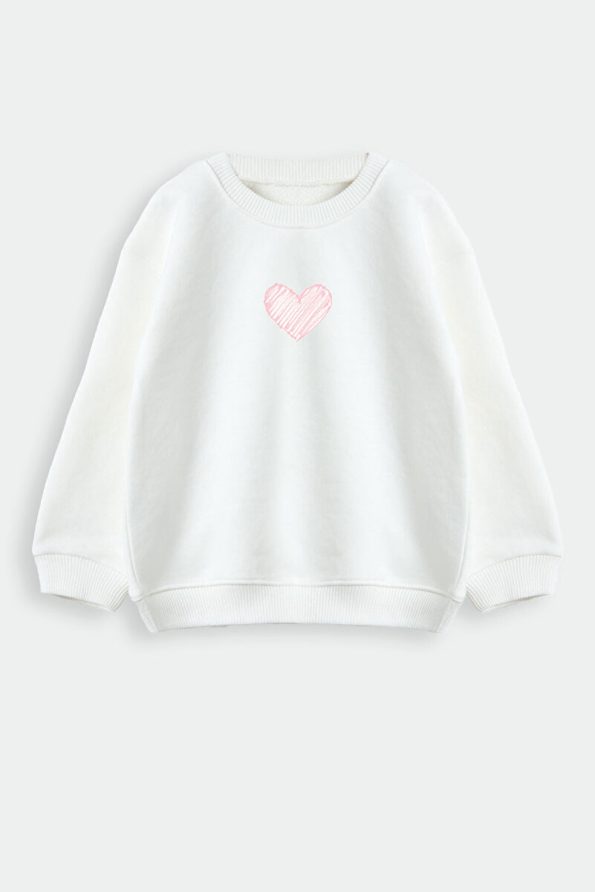 MARKOLL Heart Printed Sweatshirt and Leggings Set for Ages 1-5
