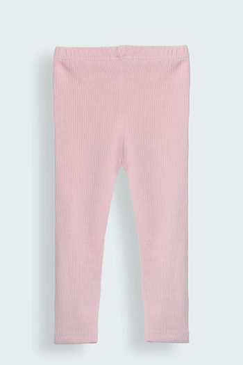 Morshey Blush Pink Natural Cotton Kids Leggings for Ages 1-5