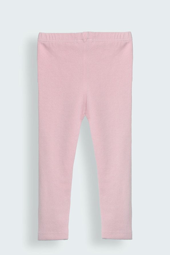 Morshey Blush Pink Natural Cotton Kids Leggings for Ages 1-5