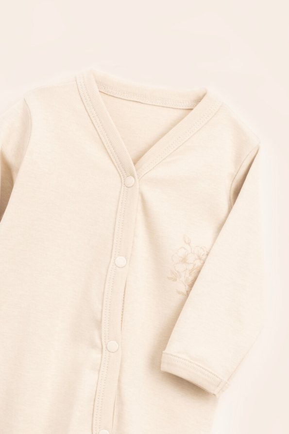 Vauva 2-Pack Long Sleeve Snap Bodysuit for Babies
