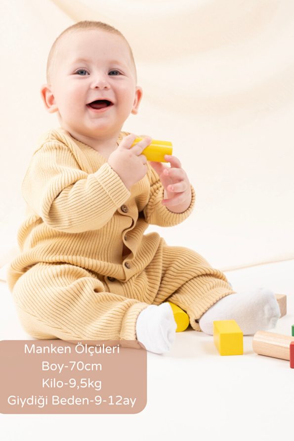 Vauva Seasonal Long Sleeve Knit Baby Romper for Boys and Girls