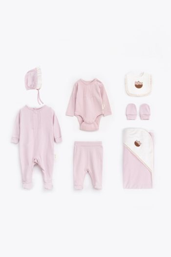 Vauva Newborn Hospital Departure Set - 100% Cotton Baby Outfit