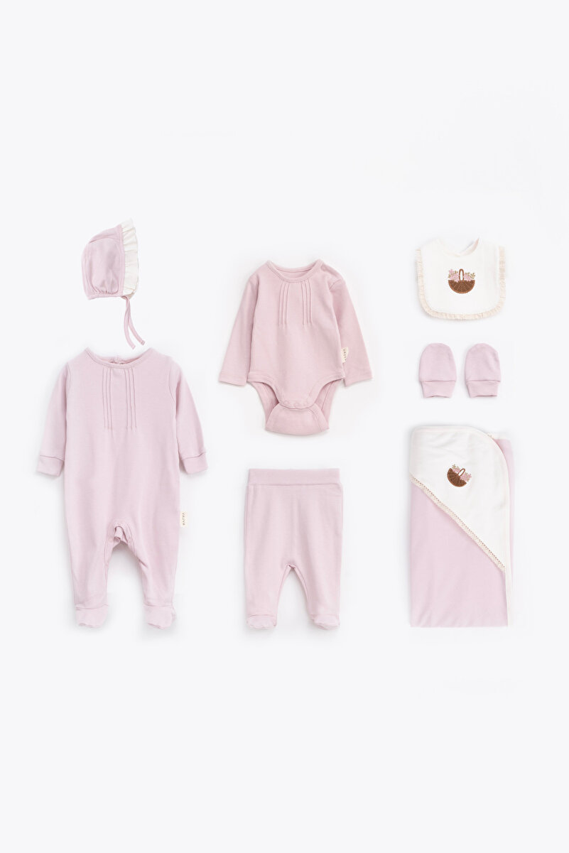 1_org_zoom-878.jpg Vauva Newborn Hospital Departure Set - 100% Cotton Baby Outfit