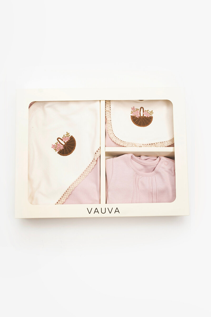 1_org_zoom-879.jpg Vauva Newborn Hospital Departure Set - 100% Cotton Baby Outfit
