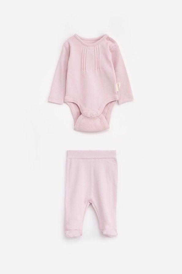 Vauva Newborn Hospital Departure Set - 100% Cotton Baby Outfit