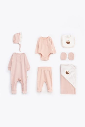 Vauva Newborn Hospital Departure Set - 100% Cotton Baby Outfit