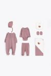 Vauva Newborn Hospital Exit Set - 100% Cotton Baby Outfit