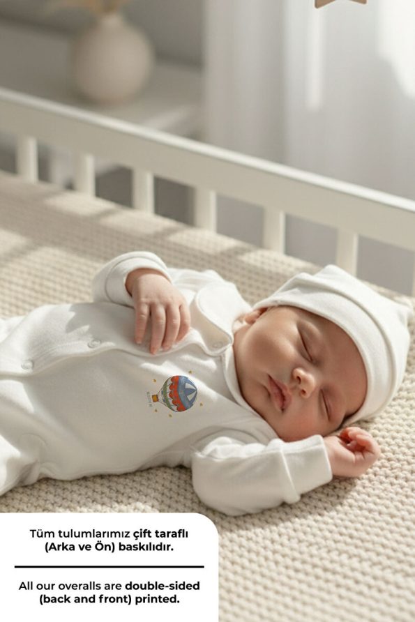 Tuğba Swan Baby Collar Romper Set - Zezig x Royal Series - Blue