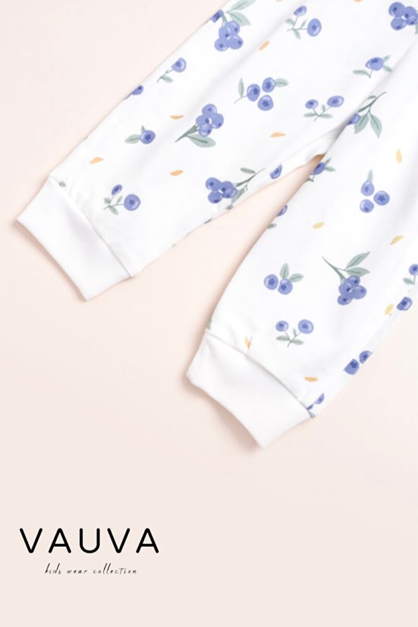 Vauva Long Sleeve Printed Pajama Set for Baby Boys and Girls