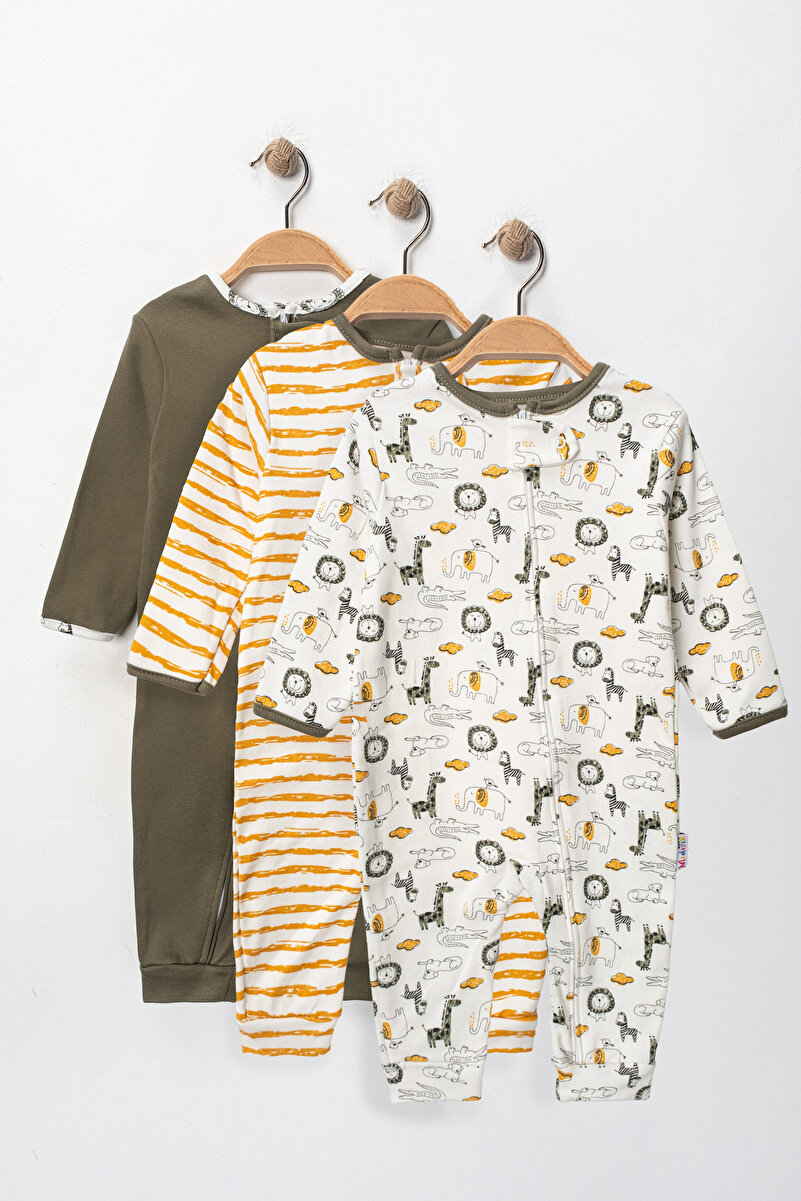 1_org_zoom-950.jpg SFKHOME Baby Boys' Footed Romper Set of 3