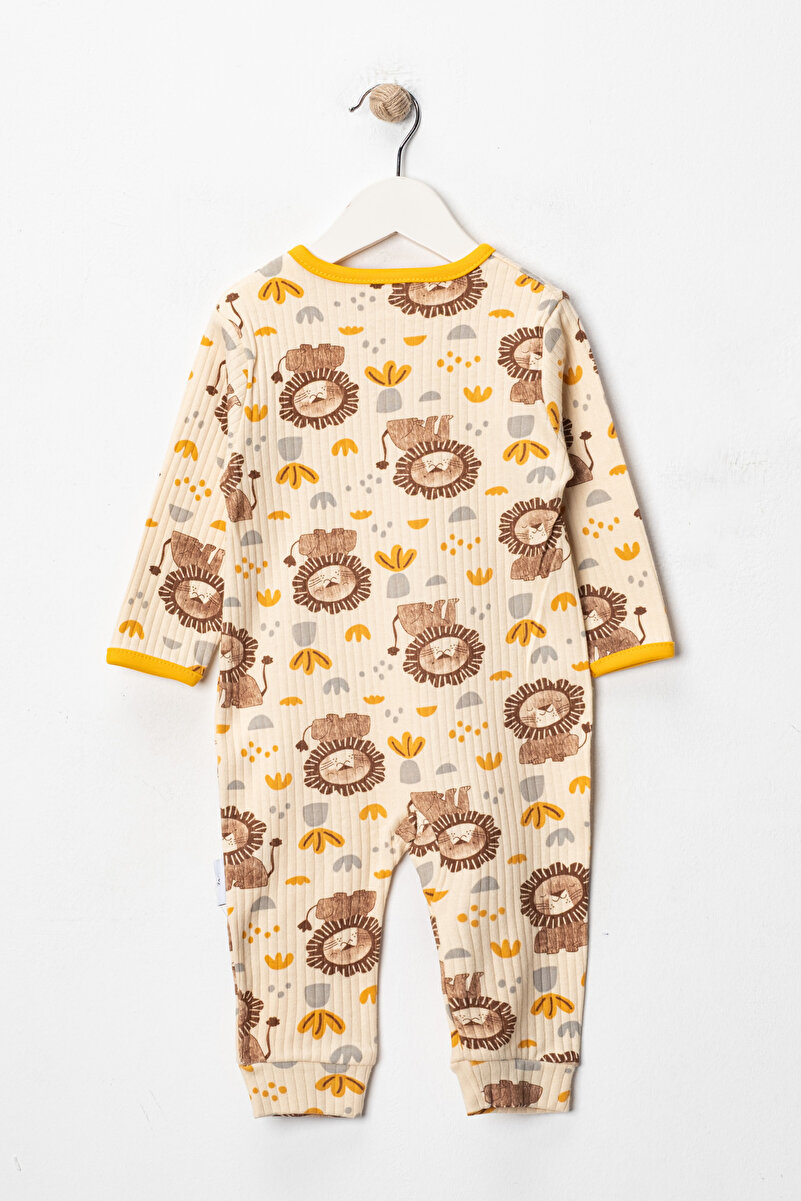 1_org_zoom-963.jpg ENIA BABY Organic Baby Boys' Printed 3-Piece Romper Set