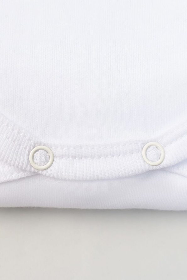 Lilabio 100% Organic Cotton 3-Pack Long Sleeve Baby Bodysuits