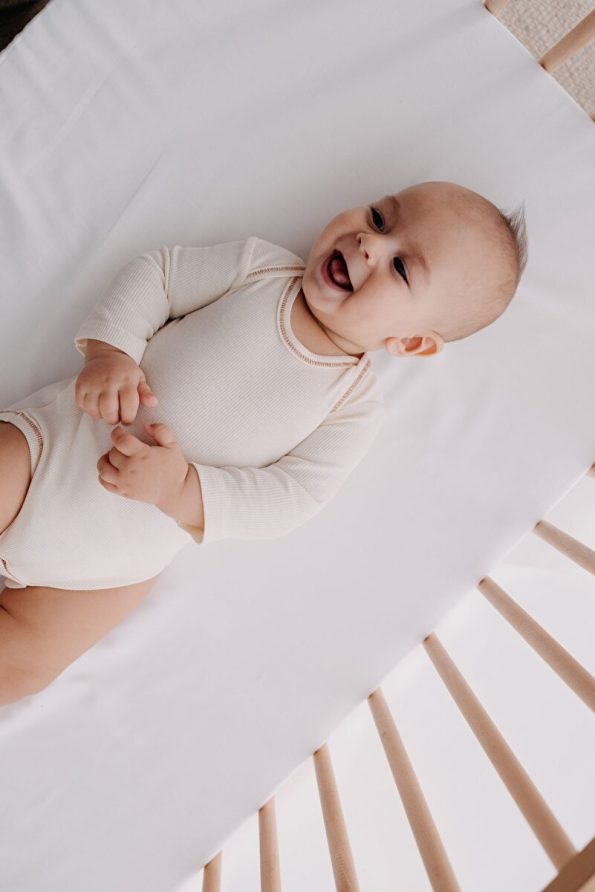 Lilabio 3-Piece Unisex Baby Long Sleeve Cotton Bodysuit Set